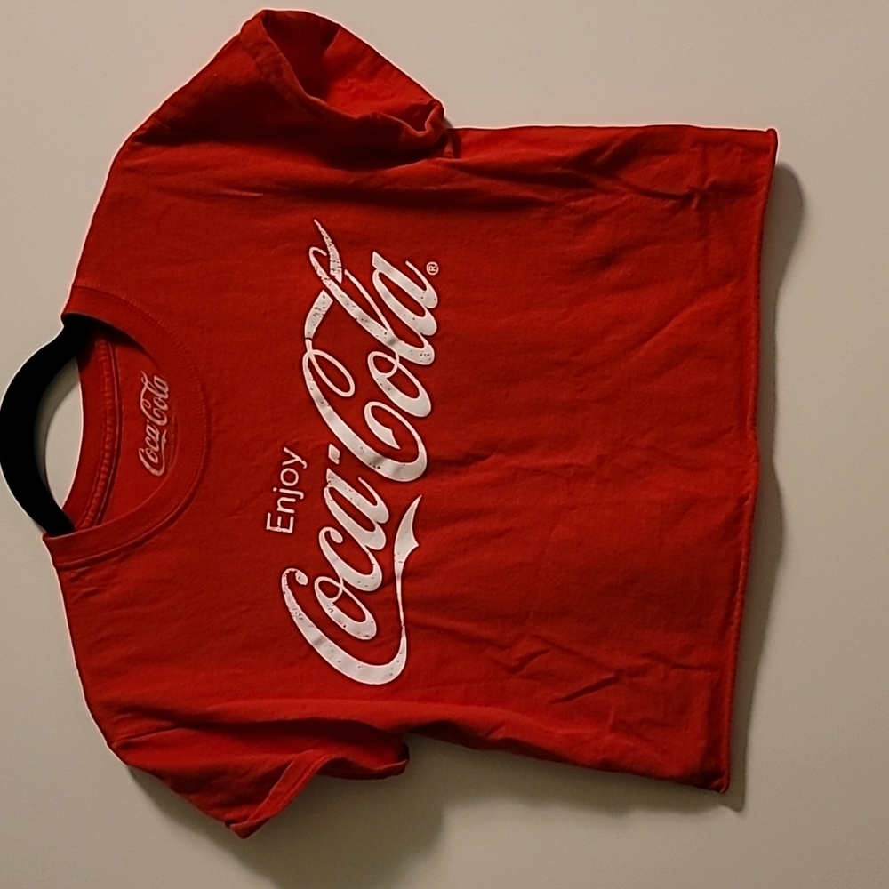 Coca cola cropped boxy fit t-shirt